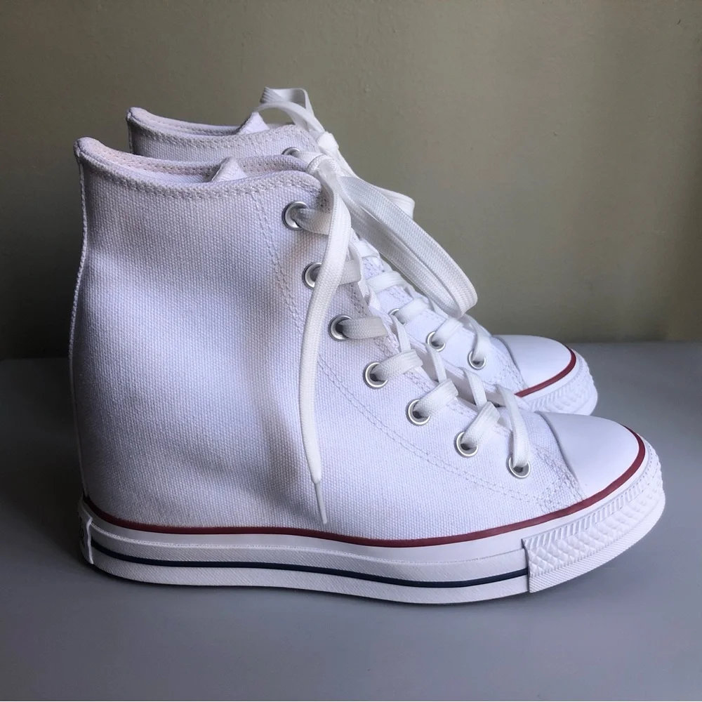 Converse Chuck Taylor All Star Wedge Platform High Top Sneakers Size: US 9